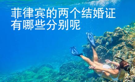 菲律宾的两个结婚证有哪些分别呢