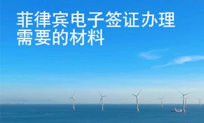 菲律宾电子签证<strong>办</strong>理需要的材料