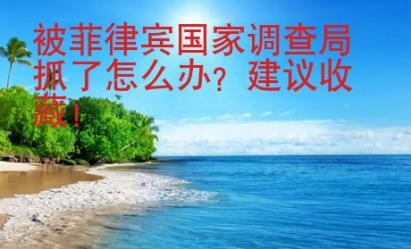 被菲律賓國家調(diào)查局抓了怎么辦？建議收藏！