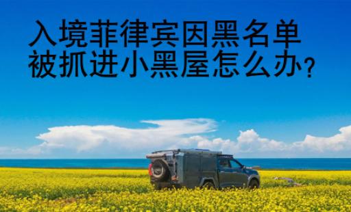 入境菲律賓因黑名單被抓進(jìn)小黑屋<strong>怎么</strong>辦