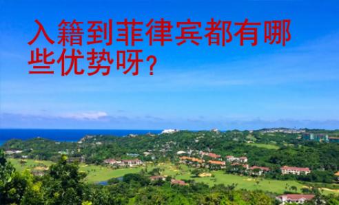 入籍到菲律宾都有哪些优势呀