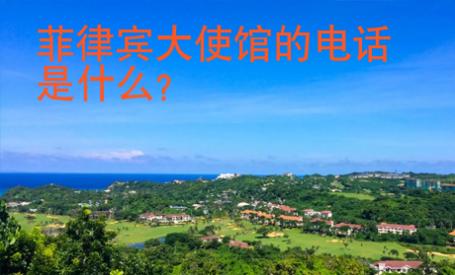 菲律宾大使馆的电话是什么