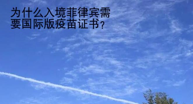 为什么入境菲律宾需要国际版疫苗证书？
