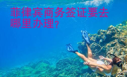 菲律宾商务签证要去哪里办理
